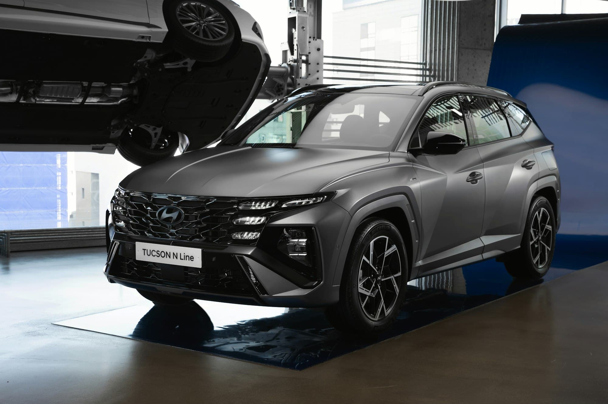 Hyundai Tucson N Line — Салон дилера в Пусане